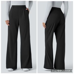 HALARA Wide Leg Pants in Black
